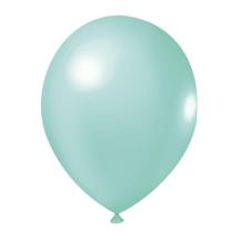 Balão Candy Pastel Matte Verde nº9 23cm - 25 Unidades - Balões Joy