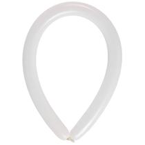 Balão Canudo Branco - 2 x 60 polegadas - 50 Unidades - Art-Latex