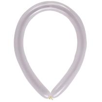 Balão Canudo Cristal - 2 x 60 Polegadas - 50 Unidades