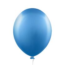 Balão Cromado Alumínio Azul - 5 Polegadas - 25 Unidades