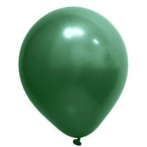 Balão Cromado Metalizado Verde nº9 23cm - 25 Unidades - Art-Latex