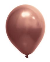 Balão Cromado N9 Rose Gold 25un Art Latex