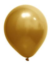 Balão Cromado Número 12 Ouro 24un Art Latex