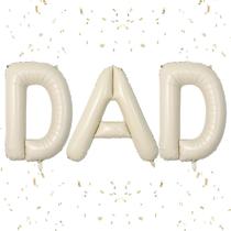 Balão Dagelar DAD 102 cm Creme - Foil para Hélio Balão Dagelar DAD 102 cm Creme - Foil para Hélio