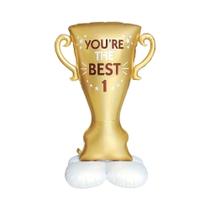 Balão De Alumínio Em Forma De Troféu De Primeiro Lugar Para Decorações De Festas Temáticas De Balão De Alumínio Em Forma De Troféu De Primeiro Lugar Para Decorações De Festas Temáticas De