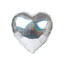 Balão de Coração Nacarado Metalizado - 10 Polegadas Balão de Coração Nacarado Metalizado - 10 Polegadas