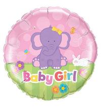 Balão de Festa 18" Redondo - Menina com Elefante - 01 Unidade - Qualatex - Rizzo Balões Balão de Festa 18" Redondo - Menina com Elefante - 01 Unidade - Qualatex - Rizzo Balões