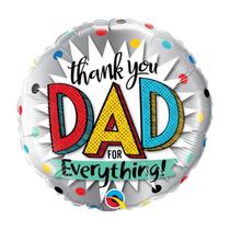 Balão de Festa Bubble 18" - Thank You Dad For Everything- 01 Unidade - Qualatex - Rizzo Balões Balão de Festa Bubble 18" - Thank You Dad For Everything- 01 Unidade - Qualatex - Rizzo Balões