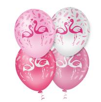 Balão de Festa Estampado Flamingo Sortido- 10" 25cm - Pic Pic