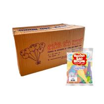 Balão de Festa Látex Candy Colors 9''23cm - Sortido - Caixa com 25 pacotes - 625 unidades - Atacado São Roque - Rizzo