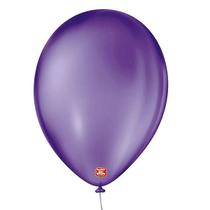 Balão de Festa Látex Cristal - Violeta Purpura - Balões São Roque - Rizzo