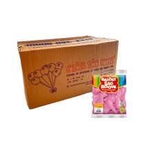 Balão de Festa Látex Liso 11'' - Rosa Baby - Caixa com 25 pacotes - 1250 unidades - Atacado São Roque - Rizzo