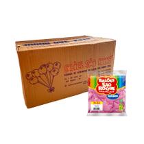 Balão de Festa Látex Liso 5'' - Rosa Baby - Caixa com 25 pacotes - 1250 unidades - Atacado São Roque - Rizzo Balão de Festa Látex Liso 5'' - Rosa Baby - Caixa com 25 pacotes - 1250 unidades - Atacado São Roque - Rizzo