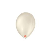 Balão de Festa Látex Liso - Areia - 50 Unidades 11" 28cm