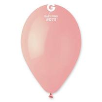 Balão de Festa Látex Liso - Baby Pink (Rosa Bebê) 073 - Gemar - Rizzo
