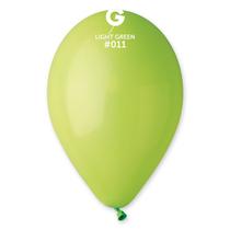 Balão de Festa Látex Liso - Light Green (Verde Claro) 011 - Gemar - Rizzo