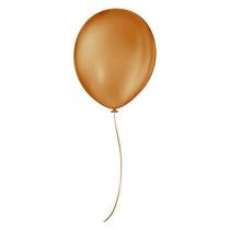 Balão de Festa Látex Liso - Mocha - 50 Unidades - Balões São Roque