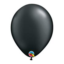 Balão de Festa Látex Liso Pearl (Perolado) - Onyx Black (Preto Ônix) - Qualatex - Rizzo Balão de Festa Látex Liso Pearl (Perolado) - Onyx Black (Preto Ônix) - Qualatex - Rizzo