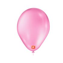 Balão de Festa Látex Liso - Rosa Chiclete - 1 unidade - Balões São Roque - Rizzo
