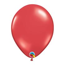Balão de Festa Látex Liso Sólido - Ruby Red (Vermelho Rubi) - Qualatex - Rizzo Balão de Festa Látex Liso Sólido - Ruby Red (Vermelho Rubi) - Qualatex - Rizzo