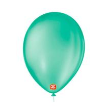 Balão de Festa Látex Liso - Tiffany - 50 Unidades - Balões São Roque Balão de Festa Látex Liso - Tiffany - 50 Unidades - Balões São Roque