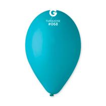Balão de Festa Látex Liso - Turquoise (Turquesa) 068 - Gemar - Rizzo Balão de Festa Látex Liso - Turquoise (Turquesa) 068 - Gemar - Rizzo
