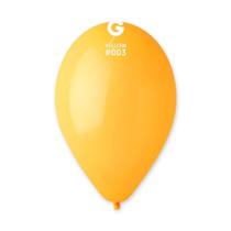 Balão de Festa Látex Liso - Yellow (Amarelo) 003 - unidades - Rizzo