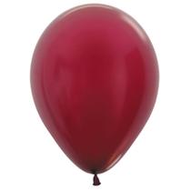 Balão de Festa Latéx Metal - Bordô (Cor:518) - Sempertex - Rizzo