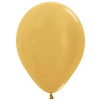 Balão de Festa Latéx Metal - Dourado (Cor:570) - Sempertex - Rizzo Balão de Festa Latéx Metal - Dourado (Cor:570) - Sempertex - Rizzo