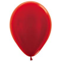 Balão de Festa Latéx Metal - Vermelho (Cor:515) - Sempertex - Rizzo Balão de Festa Latéx Metal - Vermelho (Cor:515) - Sempertex - Rizzo