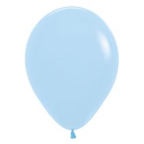 Balão de Festa Latéx Pastel Mate - Azul (Cor:640) - Sempertex - Rizzo Balão de Festa Latéx Pastel Mate - Azul (Cor:640) - Sempertex - Rizzo