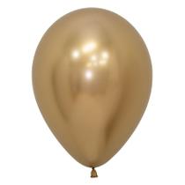 Balão de Festa Latéx Reflex - Dourado (Cor:970) - Sempertex - Rizzo Balão de Festa Latéx Reflex - Dourado (Cor:970) - Sempertex - Rizzo
