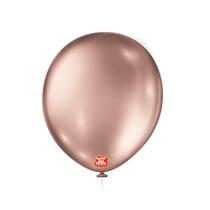 Balão de Festa Metálico - Cores - 16" 40cm - 10 Unidades