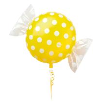 Balão de Festa Metalizado 18" 45cm - Candy Amarelo - 1 unidade - Cromus - Rizzo Balão de Festa Metalizado 18" 45cm - Candy Amarelo - 1 unidade - Cromus - Rizzo