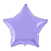 Balão de Festa Metalizado 20" 50cm - Estrela Lilás Baby - 1 unidade - Flexmetal - Rizzo