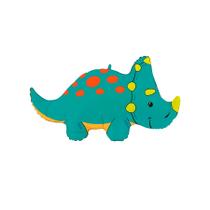 Balão de Festa Metalizado 36" 91cm - Triceratops - 1 unidade - Rizzo Balão de Festa Metalizado 36" 91cm - Triceratops - 1 unidade - Rizzo
