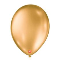 Balão de Festa Metallic Dourado Balões São Roque 5 polegadas Balão de Festa Metallic Dourado Balões São Roque 5 polegadas