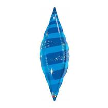 Balão de Festa Microfoil 38" 95cm - Taper Espiral Blue - 1 unidade - Qualatex Outlet - Rizzo Balão de Festa Microfoil 38" 95cm - Taper Espiral Blue - 1 unidade - Qualatex Outlet - Rizzo