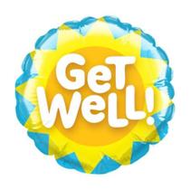Balão de Festa Microfoil 4" 10cm - Redondo Get Well! Sol - 1 unidade - Qualatex Outlet - Rizzo Balão de Festa Microfoil 4" 10cm - Redondo Get Well! Sol - 1 unidade - Qualatex Outlet - Rizzo