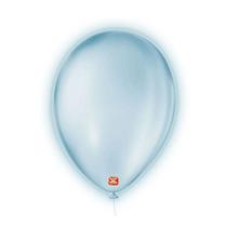 Balão de Festa Neon - Azul - 9" 23cm - 25 unidades - Balões São Roque