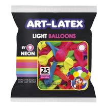 Balão de Festa Neon Sortido nº 9 23cm - 25 Unidades