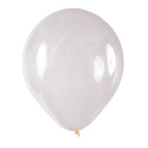 Balão de Festa Profissional Transparente nº8 20cm - 50 Un