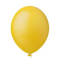 Balão de Festa Redondo Amarelo nº8 20cm - 50 Unidades - Happy Day Balão de Festa Redondo Amarelo nº8 20cm - 50 Unidades - Happy Day
