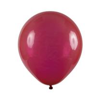 Balão De Festa Redondo Cristal - Vermelho - 9" 23cm - 24 unidades - Art Latex