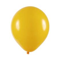 Balão De Festa Redondo Liso - Amarelo Ouro - 5" 12cm - 12 unidades - Art Latex