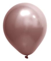 Balão de Festa Redondo Profissional Látex Cromado - Cores - 5" 12cm - 24 Unidades - Balões Art-Látex
