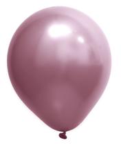 Balão de Festa Redondo Profissional Látex Cromado - Cores - 9" 23cm - 24 Unidades - Balões Art-Látex