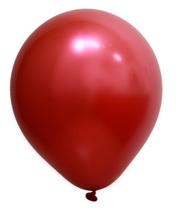 Balão de Festa Redondo Profissional Látex Cromado - Cores - 9" 23cm - 24 Unidades Balão de Festa Redondo Profissional Látex Cromado - Cores - 9" 23cm - 24 Unidades