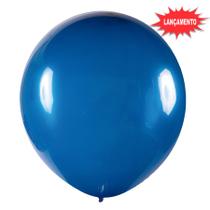 Balão de Festa Redondo Profissional Látex Liso 24'' 60cm - Azul Marinho - 3 unidades - Art-Latex - Rizzo Balão de Festa Redondo Profissional Látex Liso 24'' 60cm - Azul Marinho - 3 unidades - Art-Latex - Rizzo