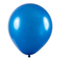 Balão de Festa Redondo Profissional Látex Metal - Azul - Art-Latex - Rizzo Balões